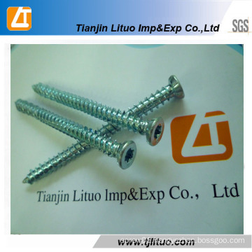 T30 White Zinc Plated Concrete Window Screw